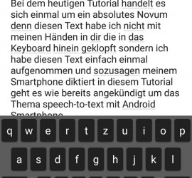 Speech To Text mit Android