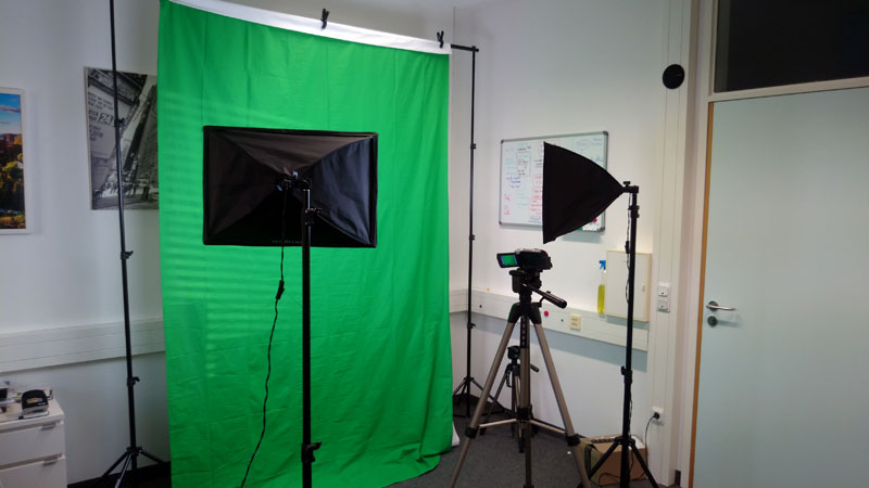 Green Screen Studio in 5 Minuten aufgebaut